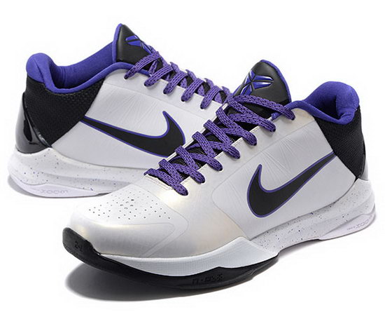 Nike Kobe 5 White Black Purple Hong Kong